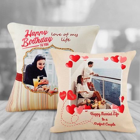 customised birthday cushions
