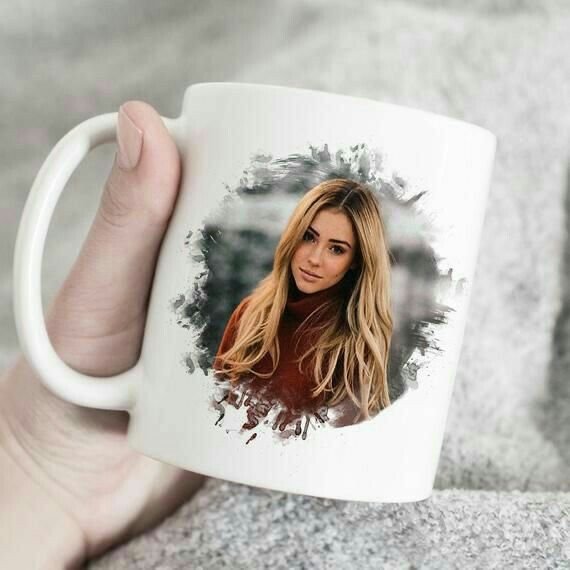 personalized single photo mug