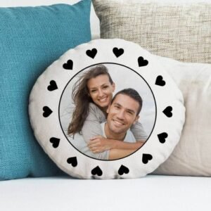 circle shaped customised cushions