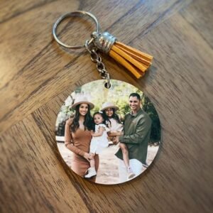 personalised photo key rings